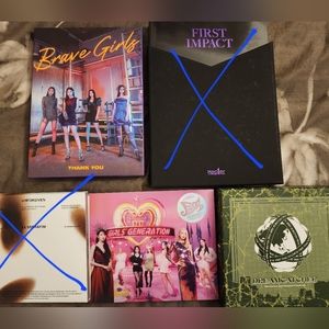 Kpop albums with all inclusions (photocards included)